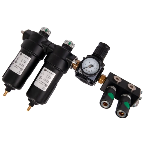 System filtracji powietrza do malarni podwójny