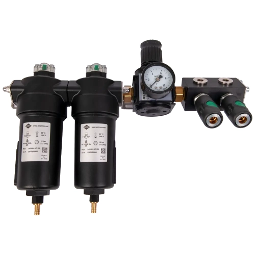 System filtracji powietrza do malarni podwójny