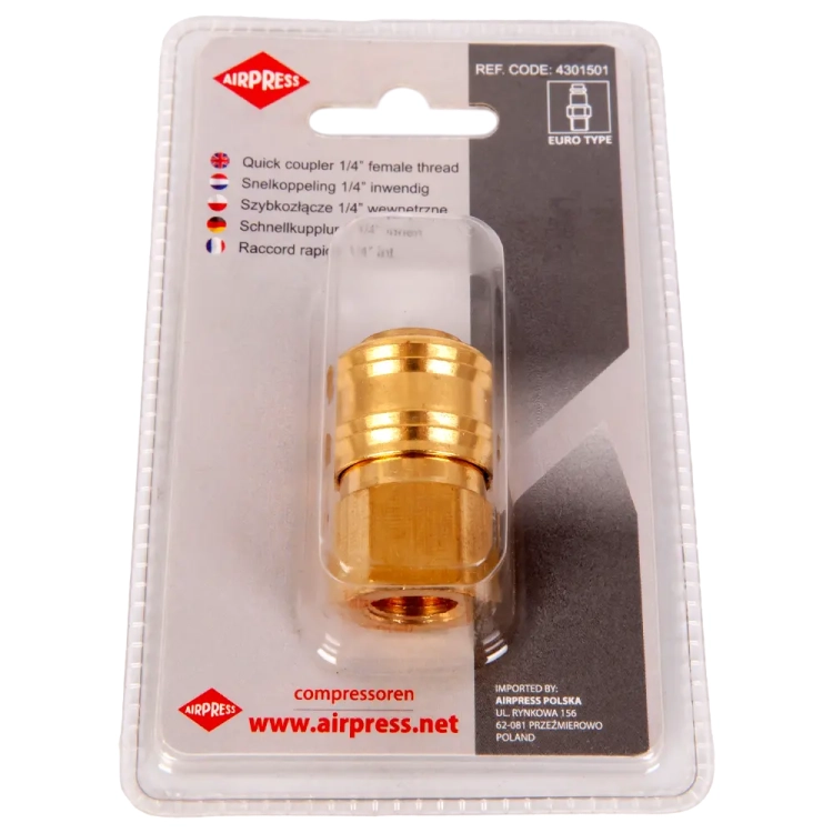Szybkozłączka 1/4" gwint wewn. - 4301501