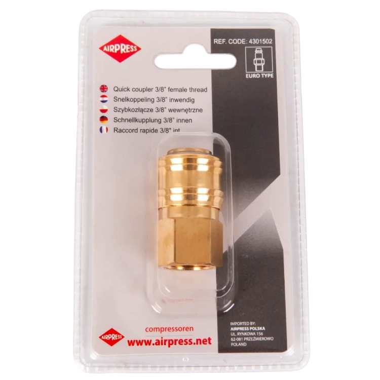 Szybkozłączka 3/8' gwint wewn. - 4301502