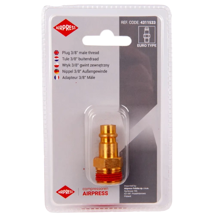 Wtyk 3/8 zewn. w blistrze - 4311533