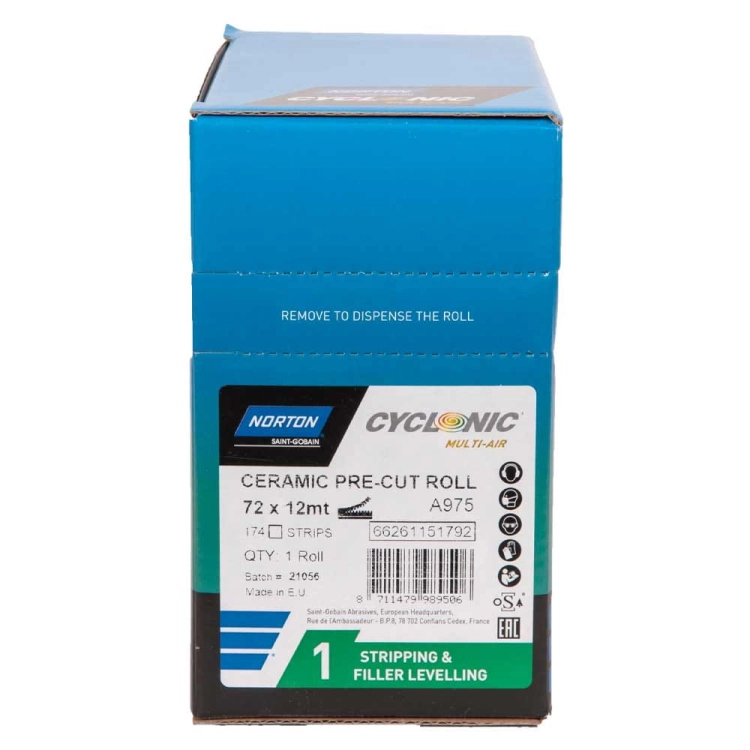 Rolka perforowana Cyclonic zielona A975 72x12m 66261151792