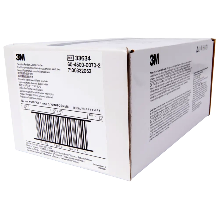 Szlifierka mimośrodowa 3M 150mm skok 8 mm pneumatyczna