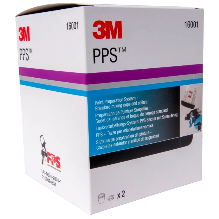 Kubek zewnętrzny 3M PPS Standard twardy 650 ml z pierścieniem zamykającym 3M 16001