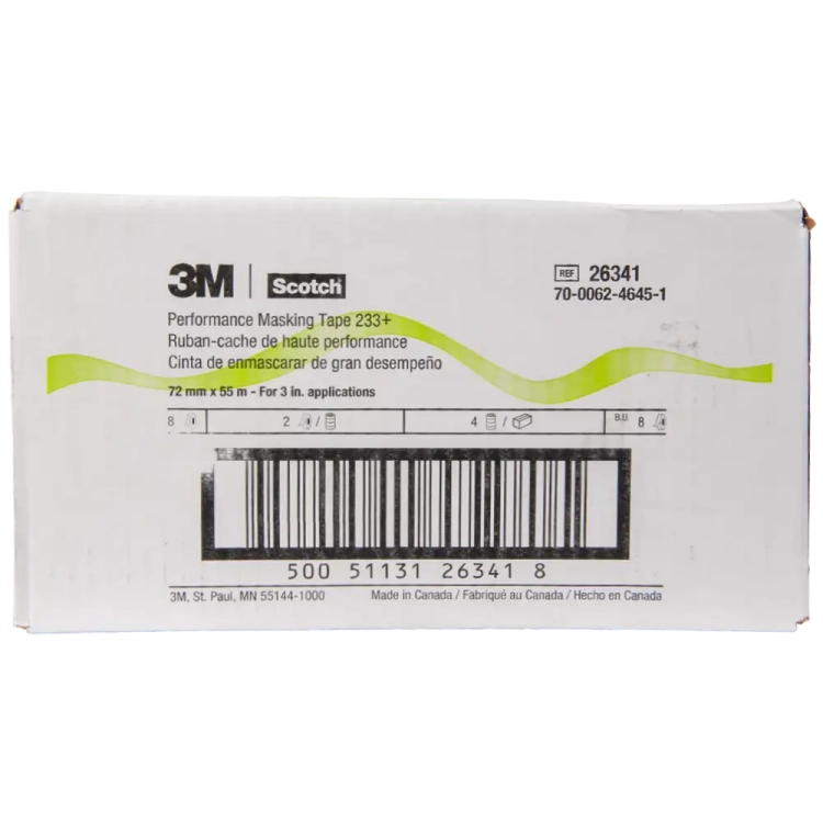 Taśma maskująca Scotch 233+, zielona, 72 mm x 55