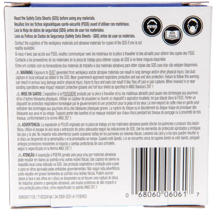 Krążki Trizact 75mm P1500 02094