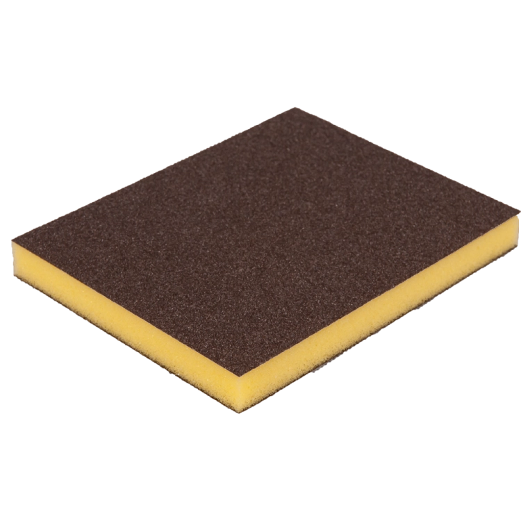 Indasa Gąbka ścierna FINE (zółta) dwustronna 98x120x13 595107