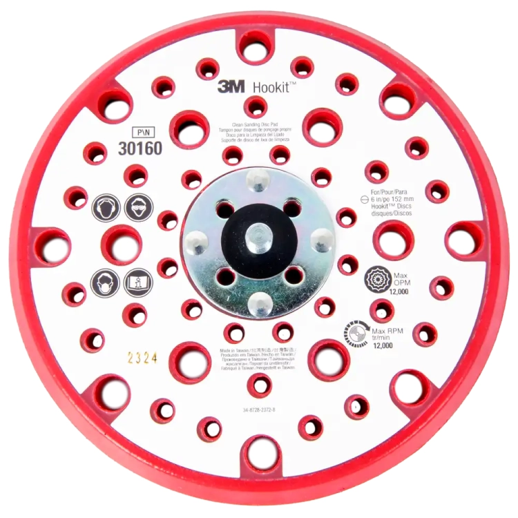 Podkładka niskoprofilowa Clean Sanding do krążków ściernych Hookit 150 mm 53 otwory 3M 30160