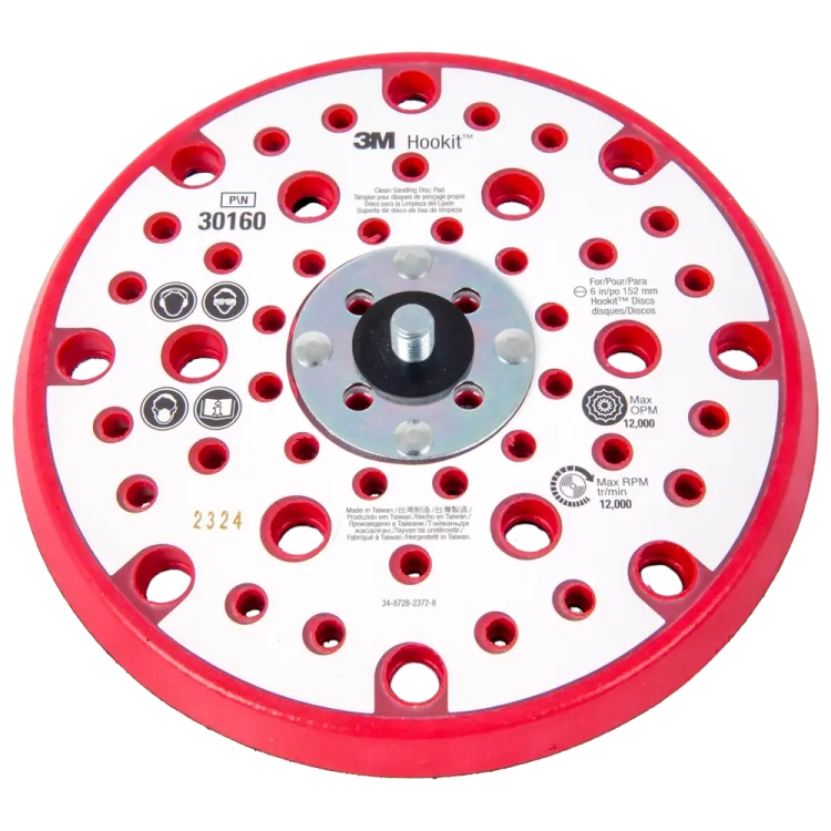 Podkładka niskoprofilowa Clean Sanding do krążków ściernych Hookit 150 mm 53 otwory 3M 30160