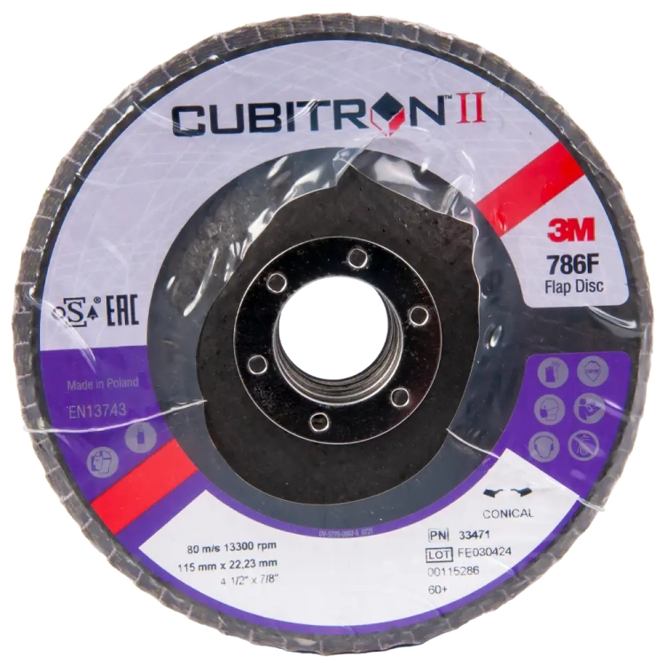 Dysk lamelkowy T29 60+ 3M Cubitron II 115 mm x 22,23 mm 33471