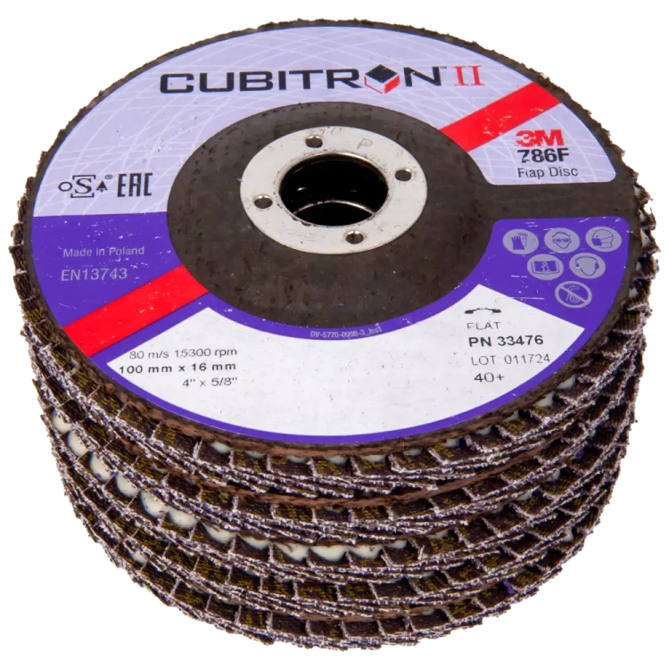 Dysk lamelkowy T27 40+ 3M Cubitron II 100 mm x 16 mm 33476