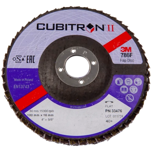 Dysk lamelkowy T27 40+ 3M Cubitron II 100 mm x 16 mm 33476