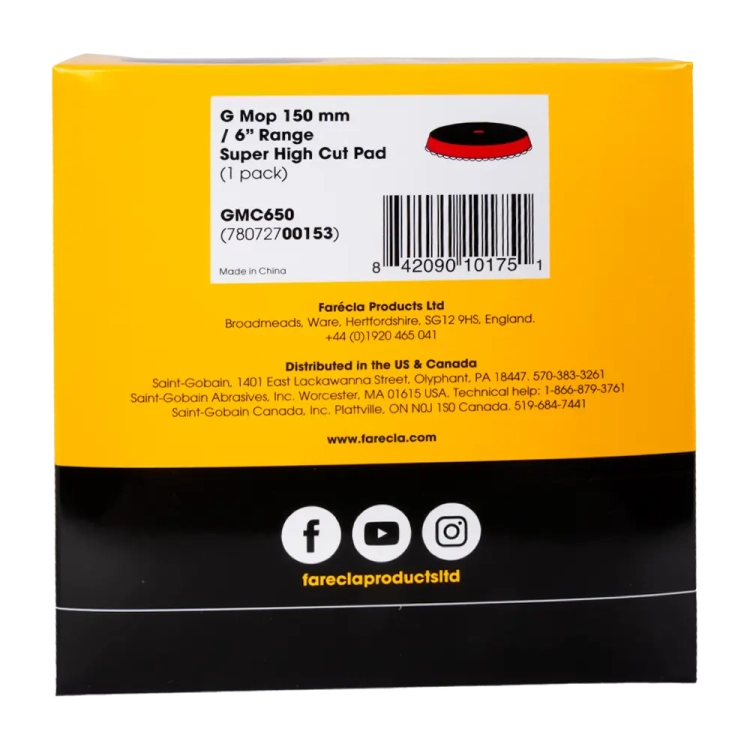Pad do super wysokiego cięcia 150mm GMC 650