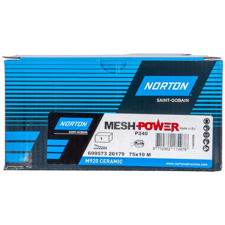 Rolka ceram.MeshPower 75mm x 10m P240