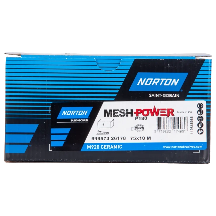 Rolka ceram.MeshPower 75mm x 10m P180
