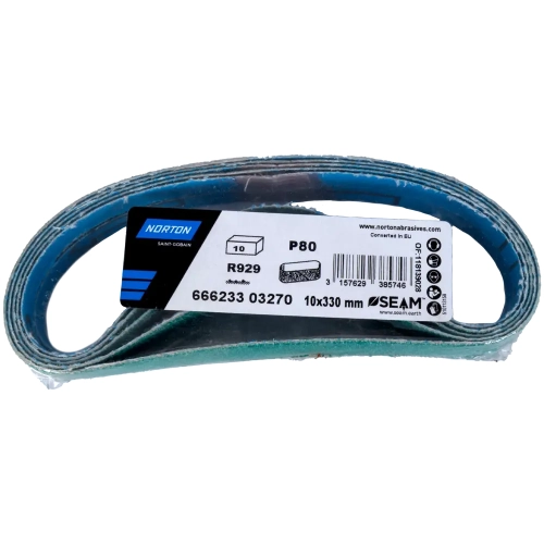 Pas bezkońcowy 10x330mm P80 R929