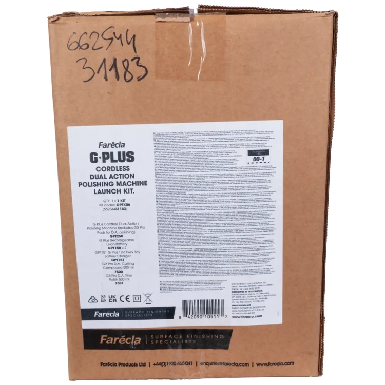 Zestaw polerski Farecla + polerka akumulatowa DA
