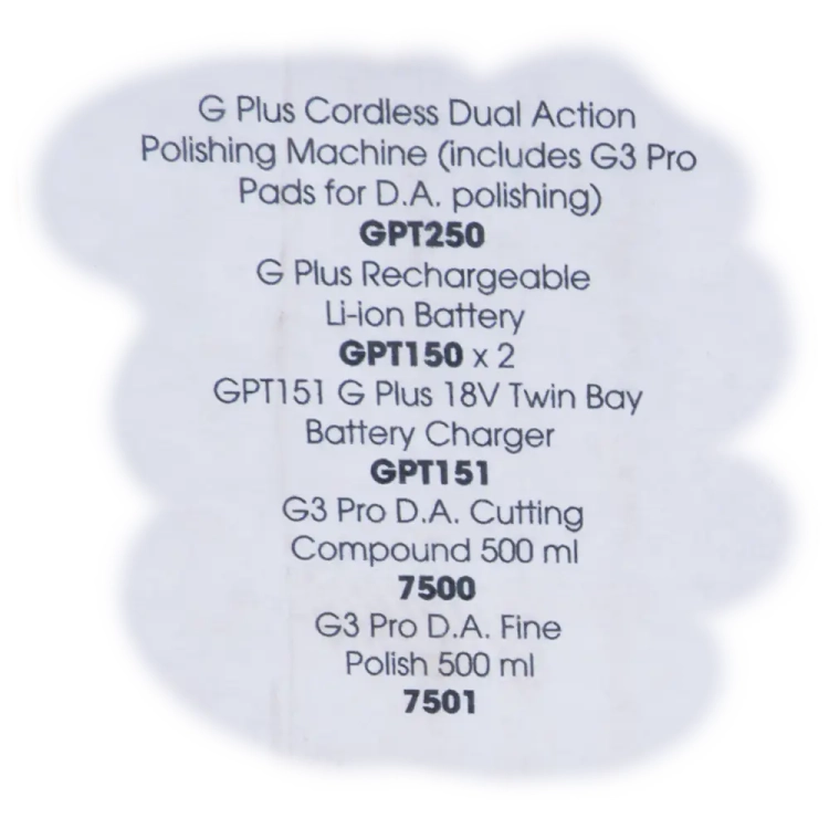 Zestaw polerski Farecla + polerka akumulatowa DA