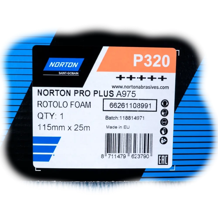 Papier ścierny na gąbce ceramiczny A975 P320