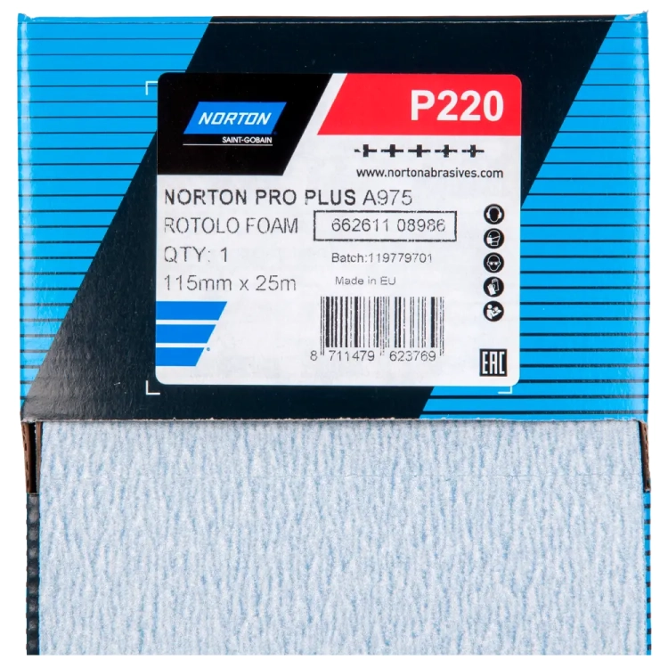 Norton papier ścierny na gąbce ceramiczny A975 P220