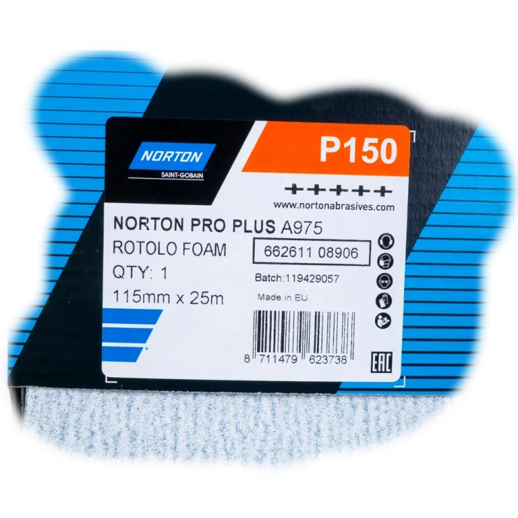 Papier ścierny na gąbce ceramiczny A975 P150