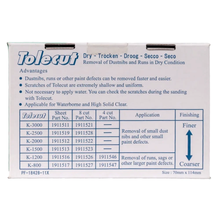 Wstęga TOLECUT 70x114mm K2000 zielona KOVAX 191-1512
