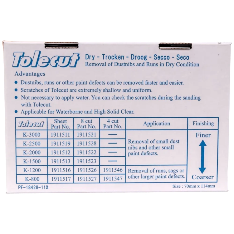 Wstęga TOLECUT 29x35mm K1200 pomarańczowa KOVAX 191-1526