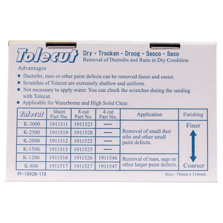 Wstęga TOLECUT 29x35mm K800 zółta KOVAX 191-1527
