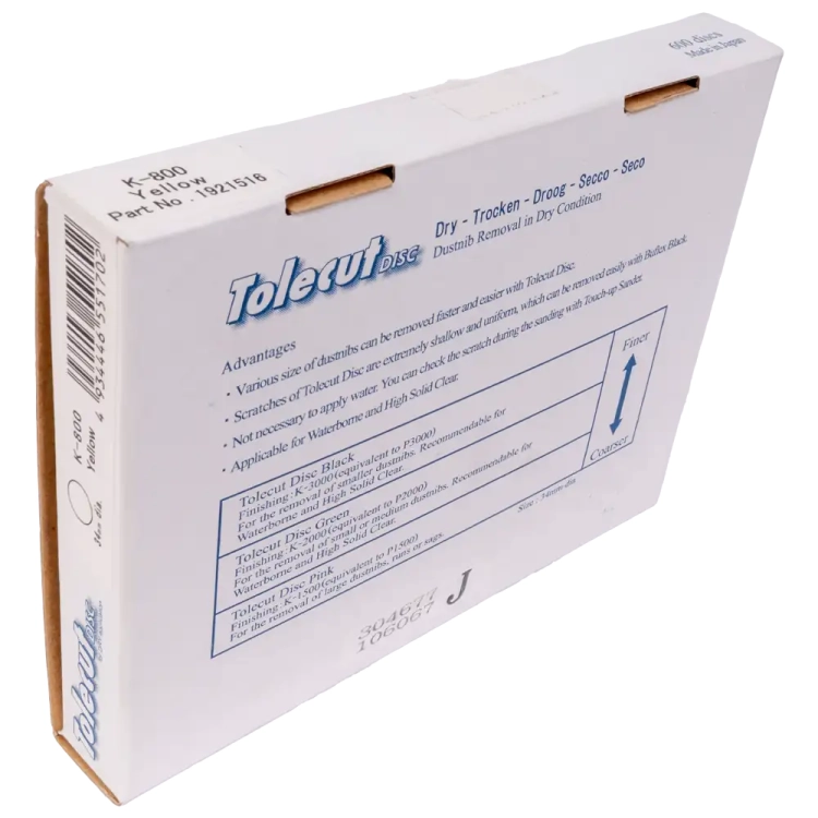 TOLECUT YELLOW krążek ścierny 34mm K800 KOVAX 192-1516