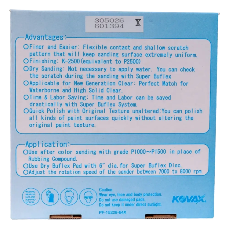 Krążki Buflex 152mm K2500/15H (P2500) KOVAX 193-1562