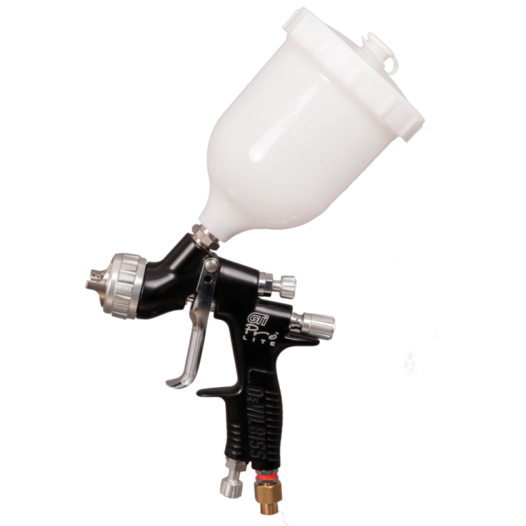 Pistolet lakierniczy GTI PROLITE dysza 1,3 TE10 Czarny Mat