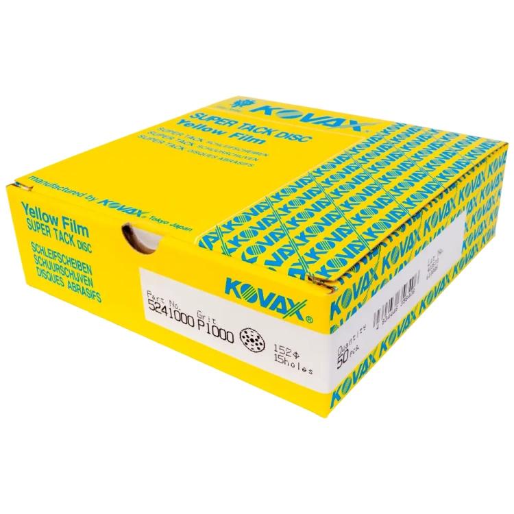Krążki Yellow Film 152mm P1000 15H KOVAX 524-1000