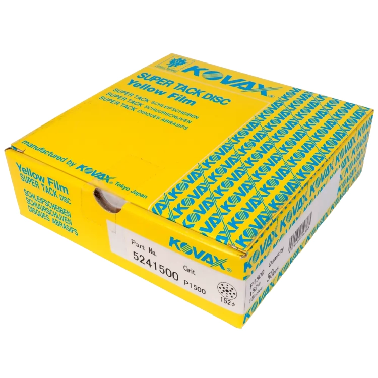 Krążki Yellow Film 152mm P1500 15H KOVAX 524-1500