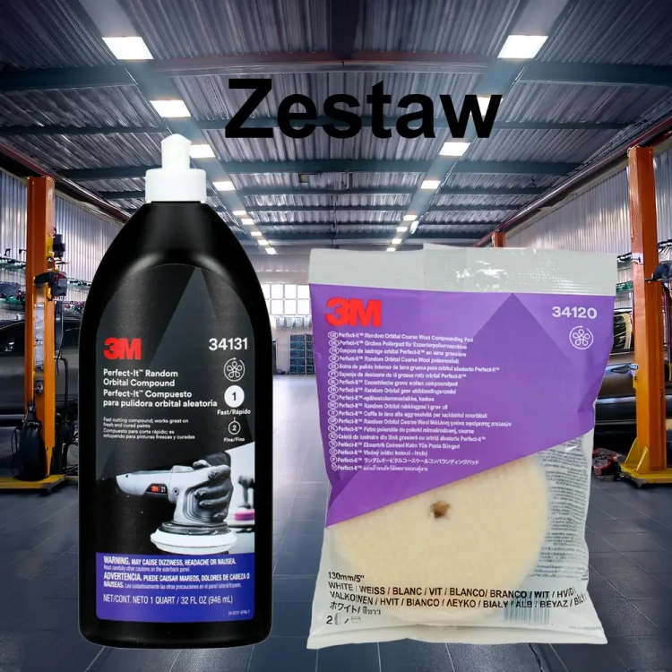 Pasta polerska Perfect-it 946 ml + Futro polerskie 130mm COARSE