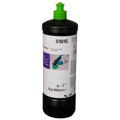 Zestaw pasta polerska Fast Cut Extreme zielony korek + Gąbka polerska zielona 3M-51815 + 3M 50487