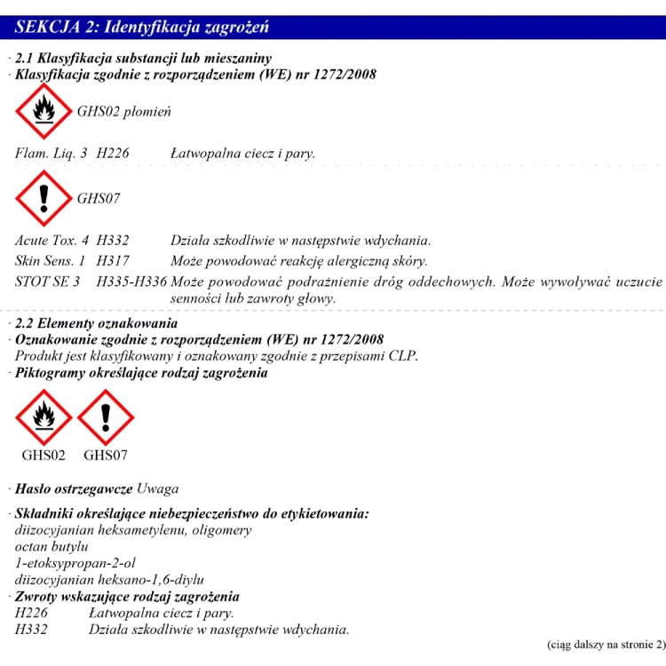 Utwardzacz do podkładu express 0,25L Chamaleon 299