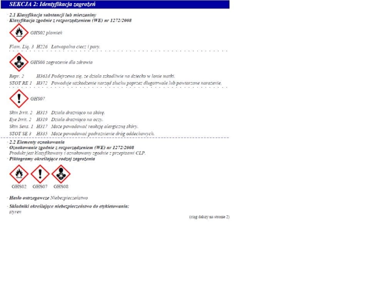 Szpachla natryskowa 1 L Chamaleon 417